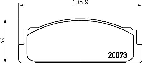 Cobreq N-552 - Гальмівні колодки, дискові гальма autocars.com.ua