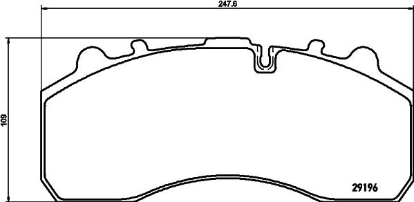 Cobreq N-733 - Гальмівні колодки, дискові гальма autocars.com.ua