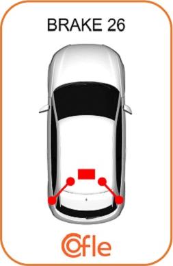 Cofle 92.1E.BW003 - Трос, гальмівна система autocars.com.ua