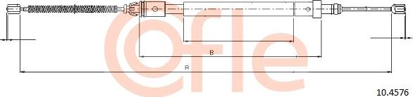 Cofle 10.4576 - Тросик, cтояночный тормоз autodnr.net