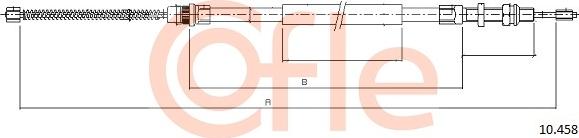 Cofle 10.458 - Трос, гальмівна система autocars.com.ua
