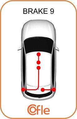 Cofle 10.4736 - Трос ручного гальма перед. Citroen Jumper 95- autocars.com.ua