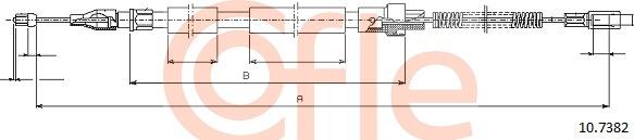 Cofle 10.7382 - Тросик, cтояночный тормоз avtokuzovplus.com.ua