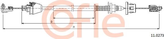 Cofle 11.0273 - Тросик газу autocars.com.ua