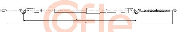 Cofle 92.11.6604 - Трос, гальмівна система autocars.com.ua