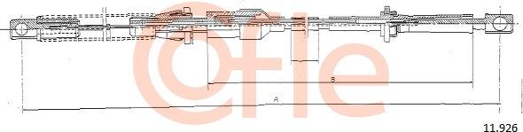 Cofle 11.926 - Тросик газу autocars.com.ua