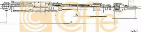 Cofle 125.1 - Тросик стартера autocars.com.ua