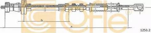 Cofle 1253.2 - Тросик газу autocars.com.ua
