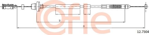 Cofle 12.7304 - Тросик газу autocars.com.ua