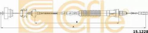 Cofle 15.1228 - Трос, управління зчепленням autocars.com.ua