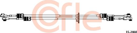 Cofle 15.2460 - Трос, ступенчатая коробка передач avtokuzovplus.com.ua