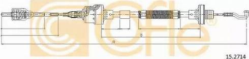 Cofle 15.2714 - Трос, управління зчепленням autocars.com.ua
