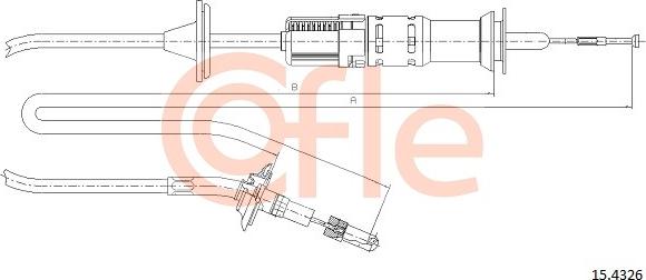 Cofle 15.4326 - Трос, управление сцеплением avtokuzovplus.com.ua