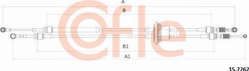 Cofle 15.7262 - Трос, ступінчаста коробка передач autocars.com.ua