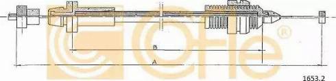 Cofle 1653.2 - Тросик газу autocars.com.ua