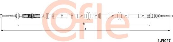 Cofle 1.FI027 - Трос, гальмівна система autocars.com.ua