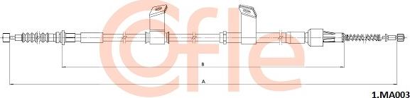Cofle 1.MA003 - Тросик, cтояночный тормоз avtokuzovplus.com.ua