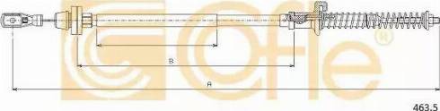 Cofle 463.5 - Тросик газу autocars.com.ua