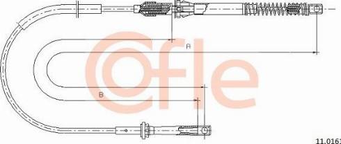 Cofle 92110161 - Тросик газа avtokuzovplus.com.ua