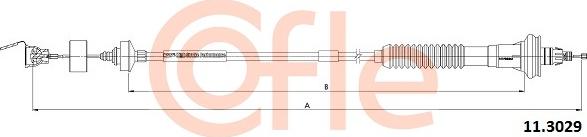 Cofle 92.11.3029 - Трос, управління зчепленням autocars.com.ua
