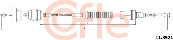 Cofle 92.11.3921 - Трос, управління зчепленням autocars.com.ua
