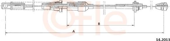 Cofle 92.14.2013 - Тросик газу autocars.com.ua
