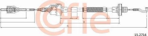 Cofle 92.15.2714 - Трос, управління зчепленням autocars.com.ua