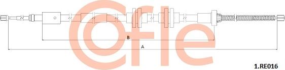 Cofle 92.1.RE016 - Трос, гальмівна система autocars.com.ua