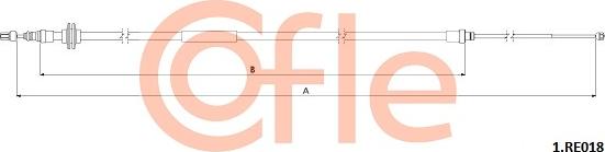 Cofle 92.1.RE018 - Трос, гальмівна система autocars.com.ua