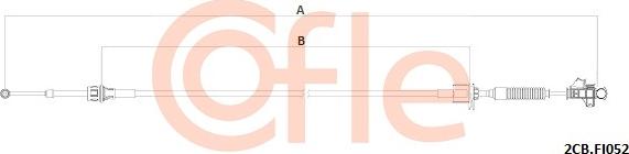 Cofle 92.2CB.FI052 - Трос, ступінчаста коробка передач autocars.com.ua