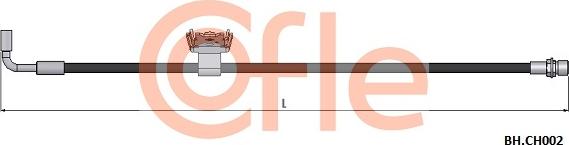 Cofle 92.BH.CH002 - Тормозной шланг avtokuzovplus.com.ua