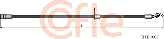 Cofle 92.BH.DH003 - Гальмівний шланг autocars.com.ua