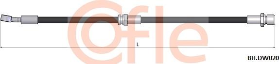 Cofle 92.BH.DW020 - Гальмівний шланг autocars.com.ua