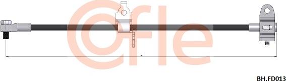 Cofle 92.BH.FD013 - Тормозной шланг avtokuzovplus.com.ua