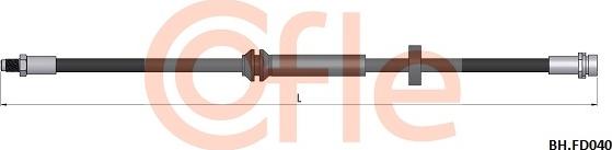 Cofle 92.BH.FD040 - Гальмівний шланг autocars.com.ua