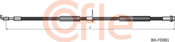 Cofle 92.BH.FD081 - Тормозной шланг avtokuzovplus.com.ua