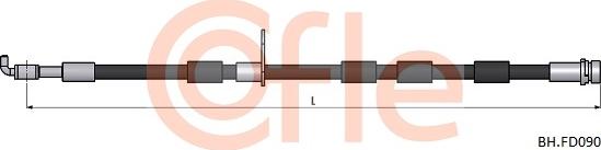 Cofle 92.BH.FD090 - Гальмівний шланг autocars.com.ua