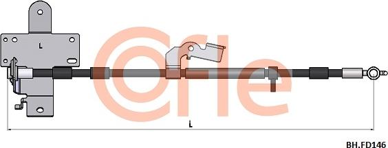 Cofle 92.BH.FD146 - Тормозной шланг avtokuzovplus.com.ua