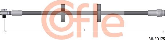 Cofle 92.BH.FD175 - Гальмівний шланг autocars.com.ua