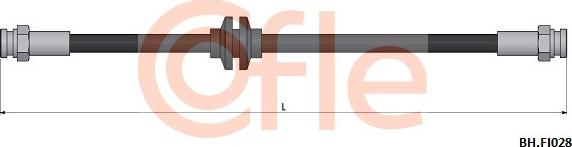 Cofle 92.BH.FI028 - Тормозной шланг autodnr.net