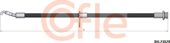 Cofle 92.BH.FI029 - Тормозной шланг avtokuzovplus.com.ua