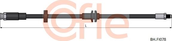 Cofle 92.BH.FI078 - Гальмівний шланг autocars.com.ua