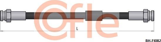 Cofle 92.BH.FI082 - Гальмівний шланг autocars.com.ua