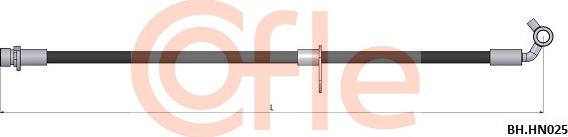Cofle 92.BH.HN025 - Гальмівний шланг autocars.com.ua