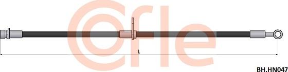 Cofle 92.BH.HN047 - Гальмівний шланг autocars.com.ua
