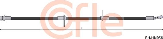 Cofle 92.BH.HN056 - Гальмівний шланг autocars.com.ua