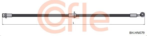 Cofle 92.BH.HN079 - Гальмівний шланг autocars.com.ua