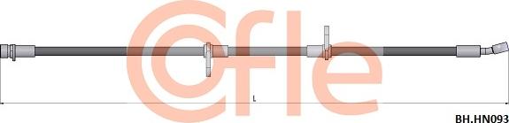 Cofle 92.BH.HN093 - Гальмівний шланг autocars.com.ua