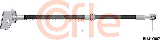 Cofle 92.BH.HY007 - Тормозной шланг autodnr.net