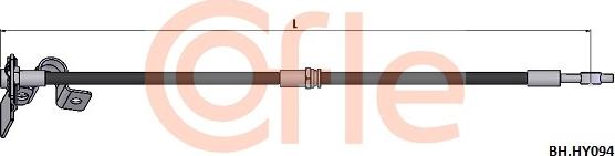 Cofle 92.BH.HY094 - Тормозной шланг autodnr.net